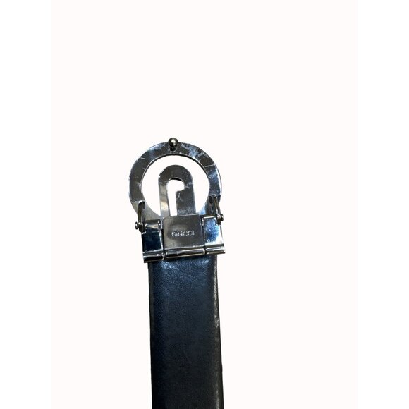 Gucci unisex brown black interchangeable leather belt 105/44 SKU 6629 - Picture 4 of 12